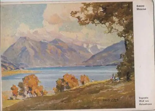 Tegernsee - Blick von Kaltenbrunn - ca. 1960