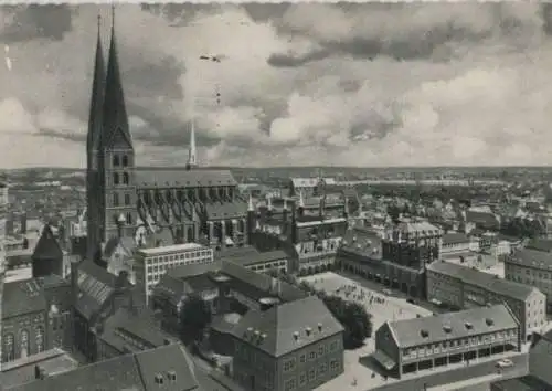 Lübeck - Blick auf Markt - 1961