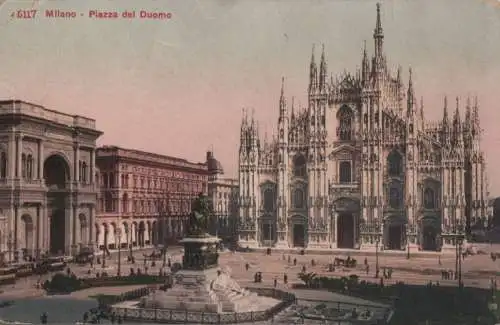 Italien - Italien - Mailand Milano - Piazza del Duomo - ca. 1925