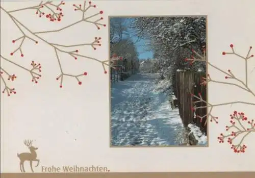 Frohe Weihnachten Schneebild