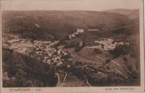 Schwarzburg - Blick vom Trippstein - 1927