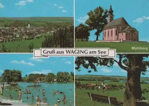 Waging am See u.a. Badestrand - ca. 1985