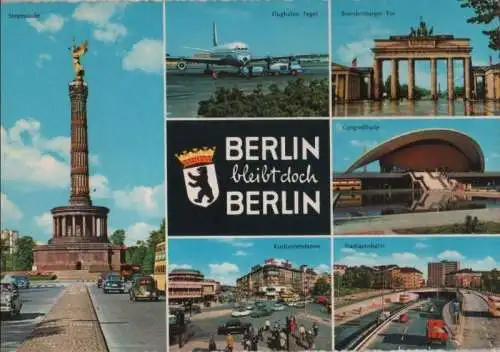 Berlin, Westteil - u.a. Stadtautobahn - 1965