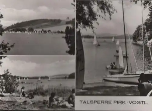 Talsperre Pirk - 3 Teilbilder - 1979