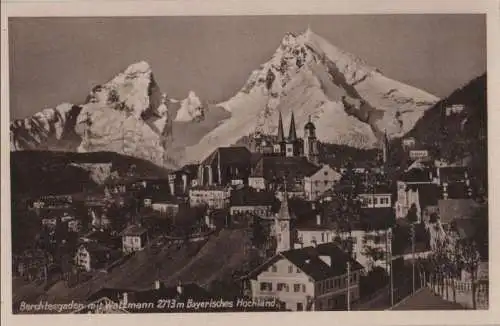 Berchtesgaden - mit Watzmann - ca. 1955