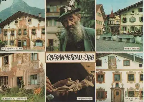 Oberammergau - u.a. Winkel im Ort - 1972