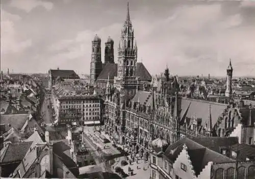 München - Blick auf Rathaus - 1958