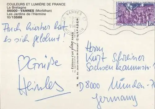 Frankreich - Vannes - Frankreich - Les Jardins de Hermine
