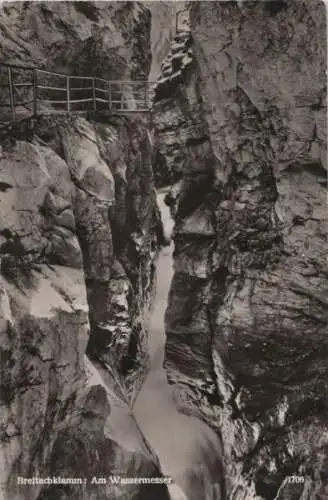 Breitachklamm - Am Wassermesser - 1963