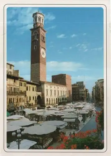 Italien - Verona - Italien - Piazza Erbe