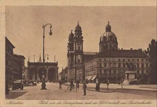 München - Blick zur Feldherrenhalle