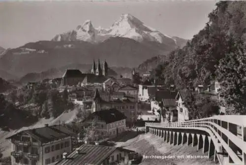 Berchtesgaden - mit Watzmann - ca. 1960