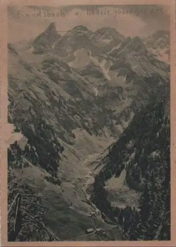 Oberstdorf-Einödsbach - und Mädelegabelgruppe - ca. 1935