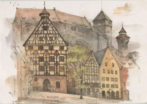 Nürnberg - Burg und Heidenturm