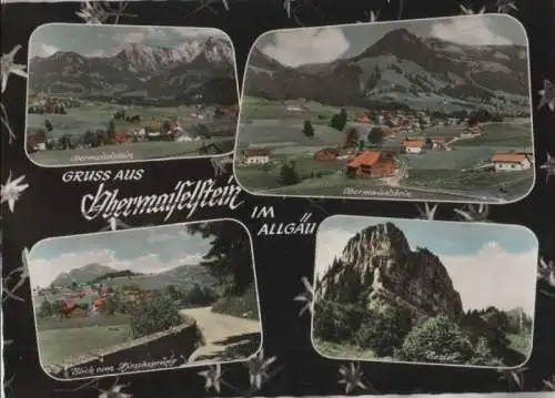 Obermaiselstein - u.a. Blick vom Hirschsprung - 1962