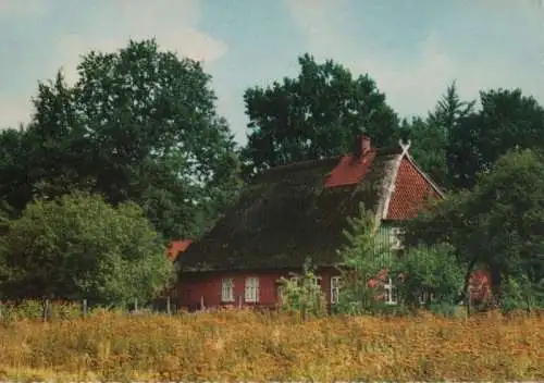 Rotes Haus im Grünen