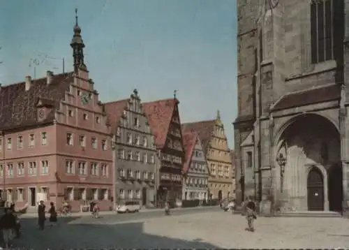 Dinkelsbühl - Marktplatz - 1962