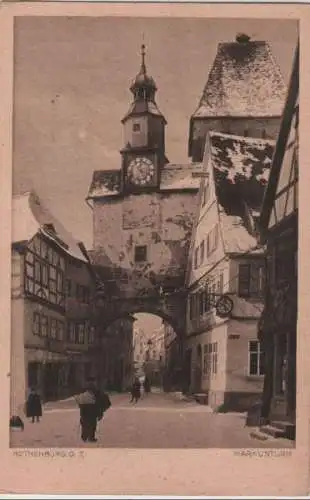 Rothenburg - Markusturm - 1924