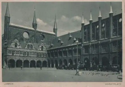 Lübeck - Marktplatz - 1936