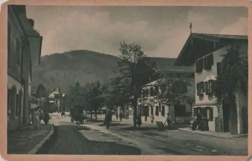 Oberammergau - Bahnhofstraße - ca. 1935