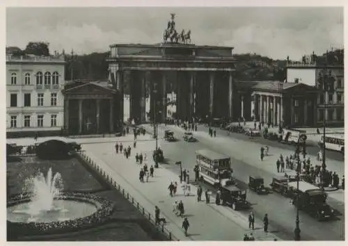 Berlin-Mitte, Brandenburger Tor - [REPRO aus c. 1920] - ca. 1995