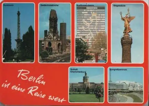 Berlin, Westteil - u.a. Kurfürstendamm - 1988