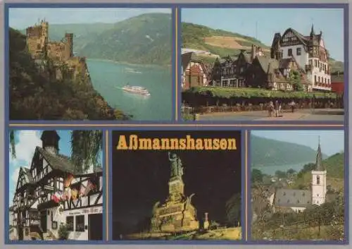 Rüdesheim - Aßmannshausen u.a. Hotel Krone - 1987