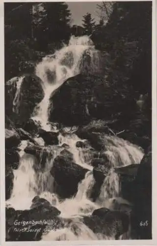 Geigenbach - Geigenbachfall - ca. 1950