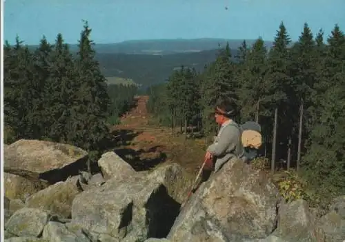 Ochsenkopf - Blick zur Skipiste - ca. 1975