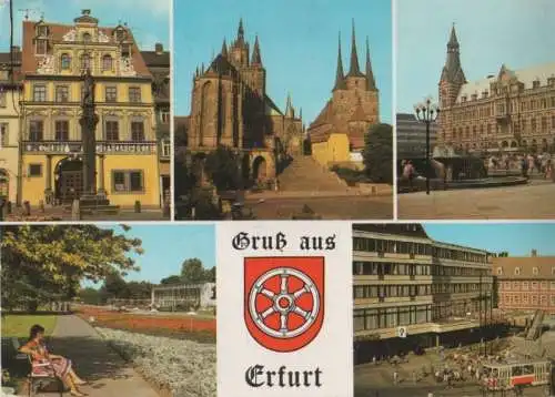 Erfurt - u.a. Dom mit Severikirche - 1987