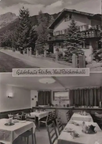 Bad Reichenhall - Gästehaus Färber - ca. 1960