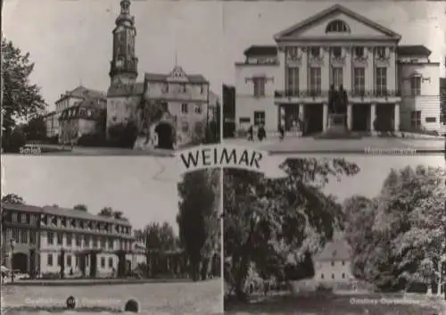 Weimar - u.a. Goethes Gartenhaus - 1967