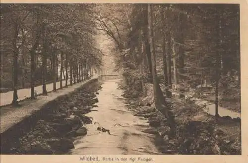 Bad Wildbad - Partie in dem Kgl. Anlagen