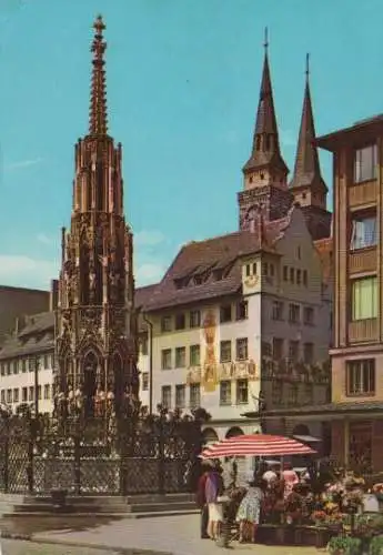 Nürnberg - Schöner Brunnen - 1968