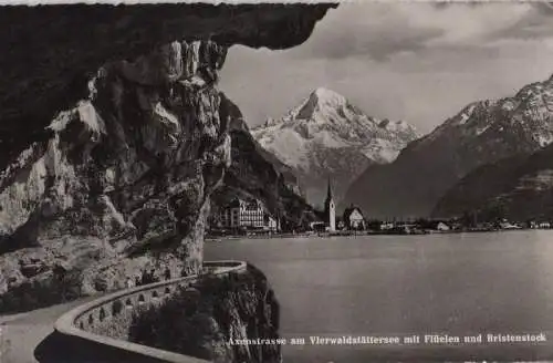 Schweiz - Schweiz - Axenstraße - mit Flüelen und Bristenstock - 1952