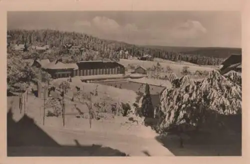 Oberhof - Blick zum Haus der Freundschaft - 1959