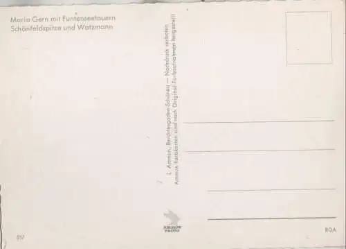Maria Gern (OT von Berchtesgaden) - mit Funtenseetauern