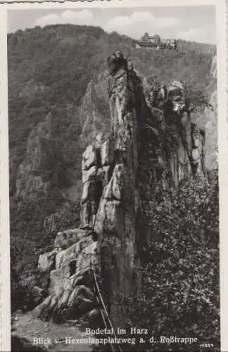 Bodetal - Blick vom Hexentanzplatz