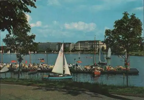 Hamburg - Blick auf die Außenalster - 1964