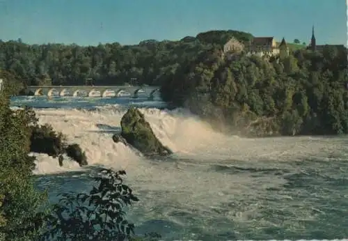 Schweiz - Schweiz - Rheinfall - mit Schloss Laufen - 1971