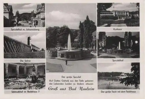 Bad Nauheim - u.a. Sprudelhof - ca. 1960