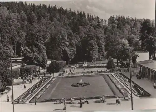 Bad Elster - Blick auf den Badeplatz - 1970