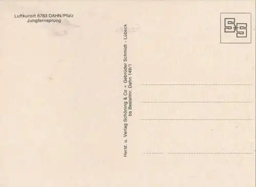 Dahn - Jungfernsprung