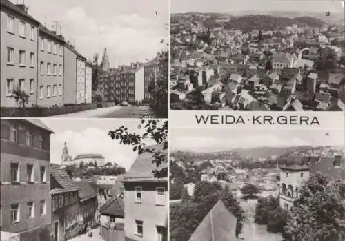 Weida - u.a. Blick zur Osterburg - 1979