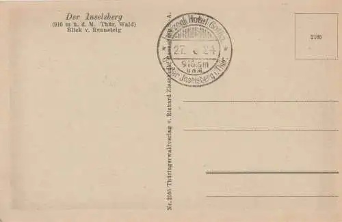 Inselsberg - aus der Ferne