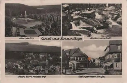 Braunlage - u.a. Kurgarten - 1948