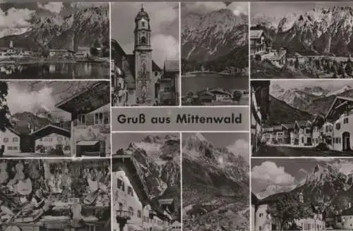 Mittenwald - mit 10 Bildern - ca. 1955