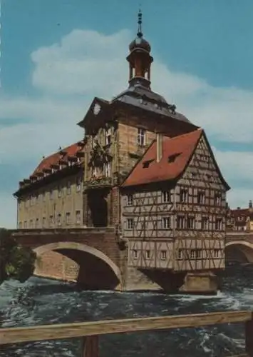 Bamberg - Brücken-Rathaus - 1956