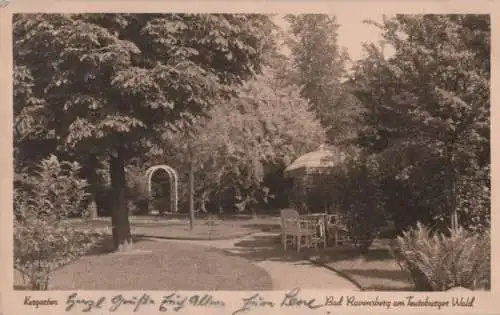 Borgholzhausen, Burg Ravensberg - Kurgarten (Ort unklar) - 1941