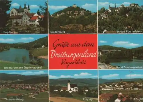 Bayerischer Wald - Dreiburgenland, u.a. Thurmansbang - ca. 1980